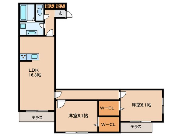 仮）D-room善根寺町5丁目の物件間取画像